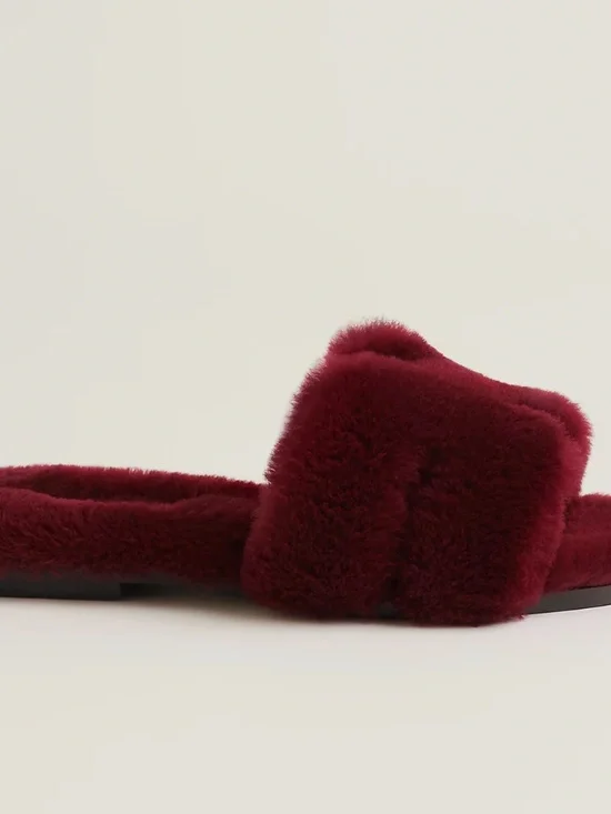 Hermès Oran Rouge H Sandal size 35/5 NWT & Receipt - Picture 3 of 6